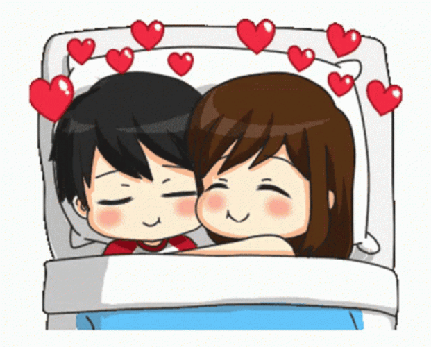 Cute Couples Sticker GIF