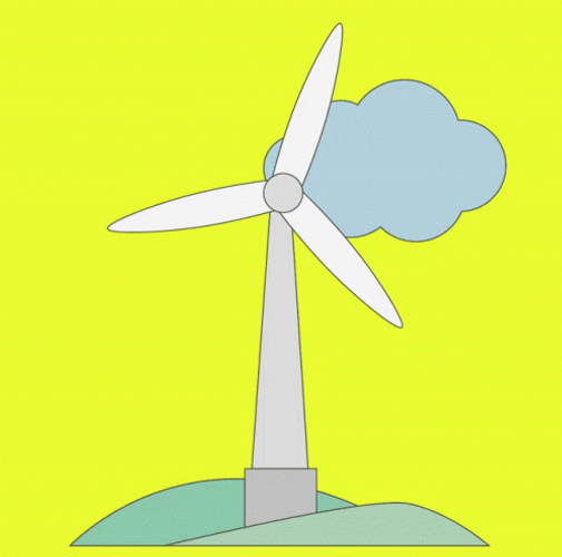 Cute Creative Windmill GIF