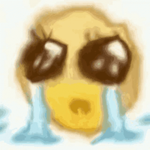 Cute Crying Emoji With Big Eyes GIF