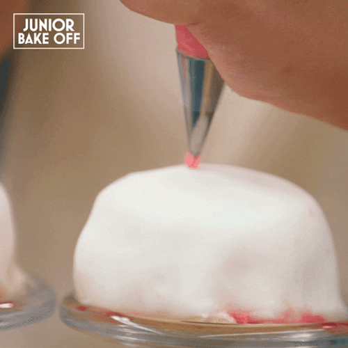 Cute Cup Cake Fondant Icing Swirl GIF