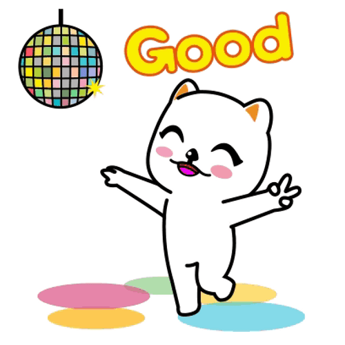 Cute Dancing Breakdancing Cat GIF
