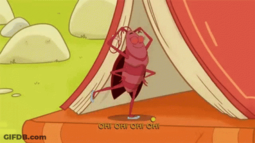 Cute Dancing Cockroach GIF