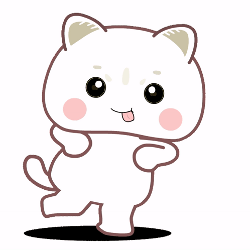 Cute Dancing Silly Cat GIF