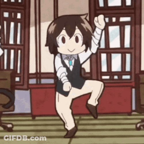 Cute Dazai Anime Dancing GIF