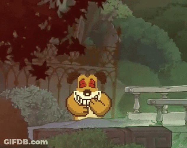 Cute Duck Hunt Dog GIF