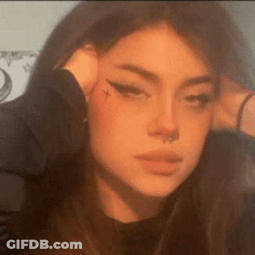 Cute Egirl Feeling Angry GIF