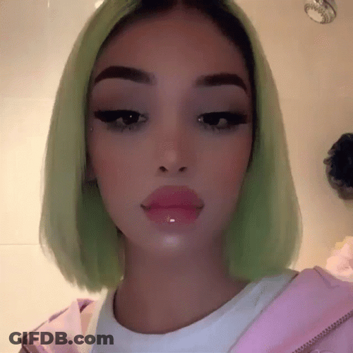 Cute Egirl Pouting GIF