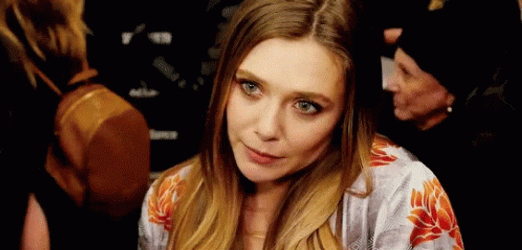 Cute Elizabeth Olsen Smile GIF
