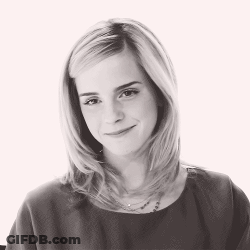 Cute Emma Watson Kiss GIF