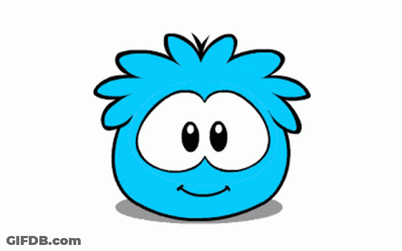 Cute Fluffy Emoji Swallow GIF