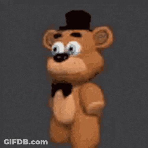 Cute Freddy Grooving Meme GIF