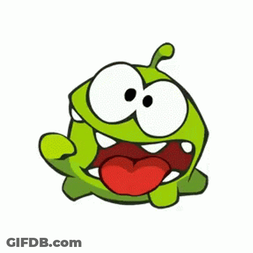 Cute Frog Feed Me Gesture GIF