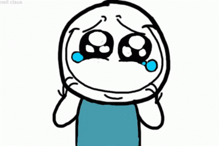 Cute & Funny Animated Tears Of Joy GIF
