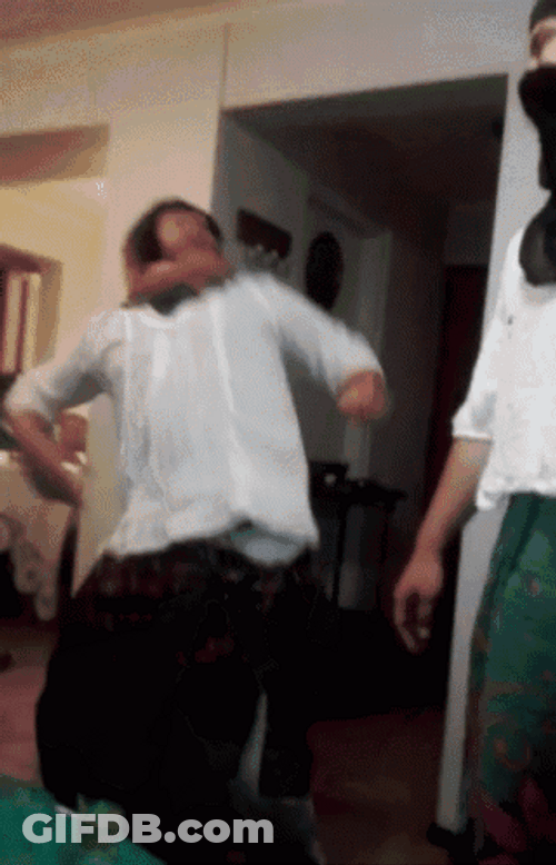Cute Funny Brothers Dancing Party Hard GIF