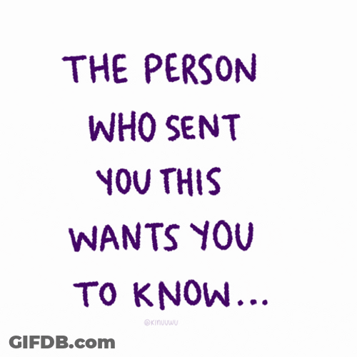 Cute Ghost You're Beautiful GIF