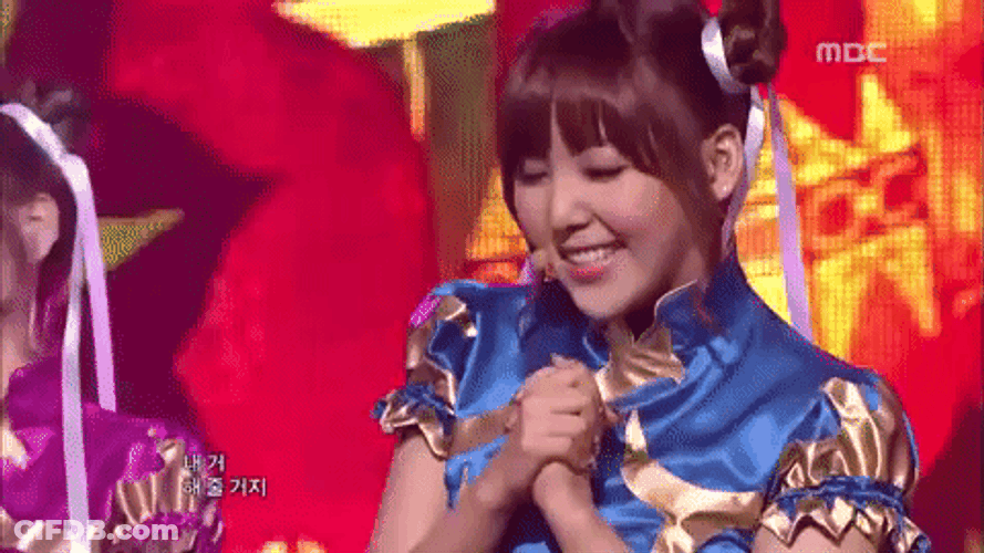 Cute Girl Chun Li Cosplay GIF