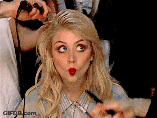 Cute Girl Funny Face GIF