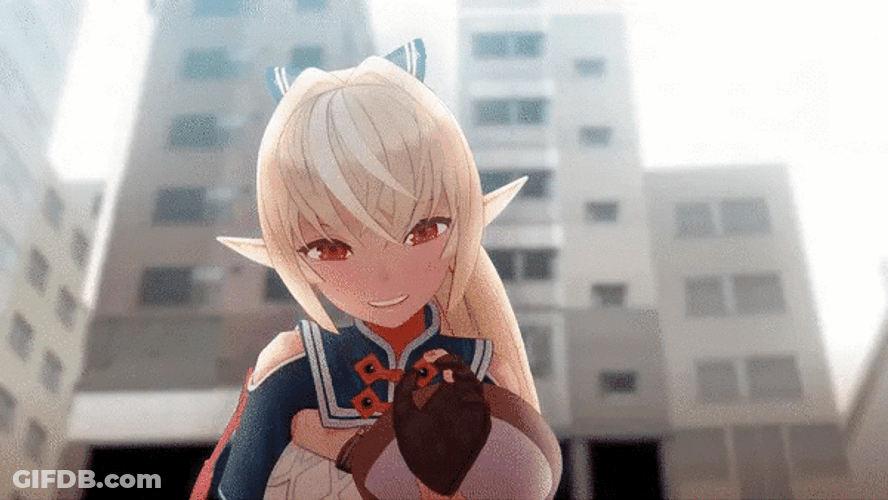 Cute Girl Shiranui Flare GIF