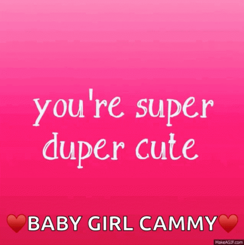 Cute Girly Baby Girl Cammy GIF