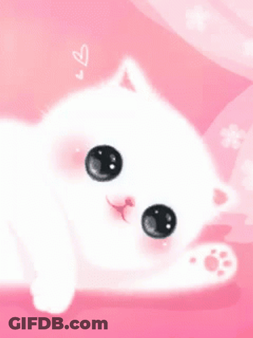 Cute Girly Cat Paws GIF