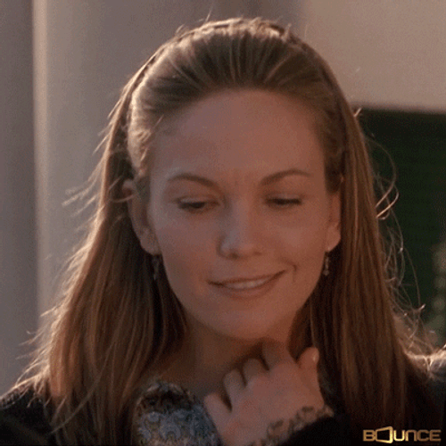 Cute Girly Diane Lane Smirking GIF