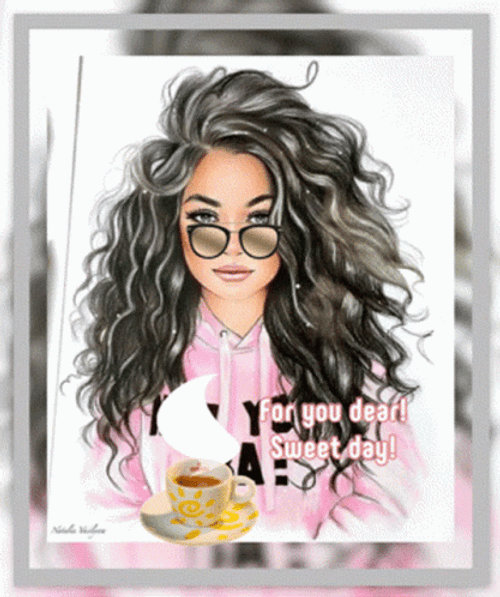 Cute Girly Sweet Day Greeting GIF