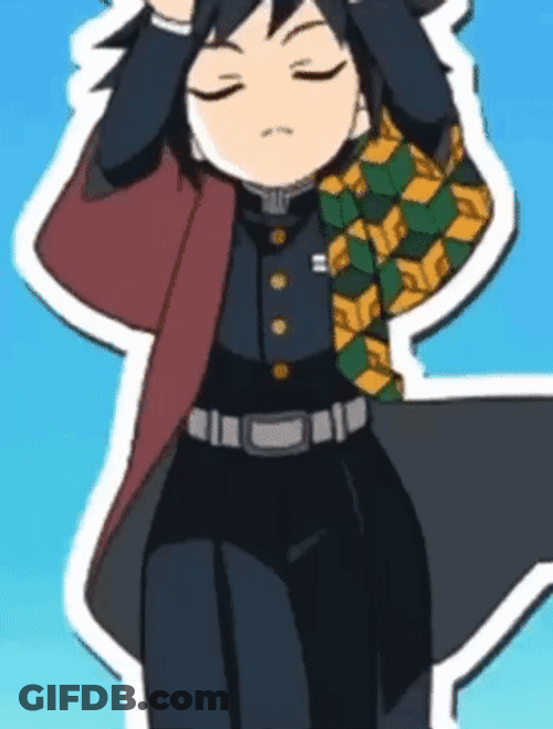 Cute Giyuu Tomioka Dancing GIF