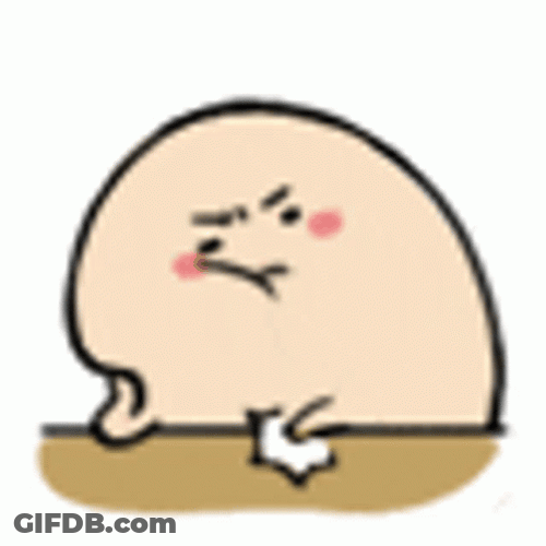 Cute Gomachama Waiting Patiently GIF