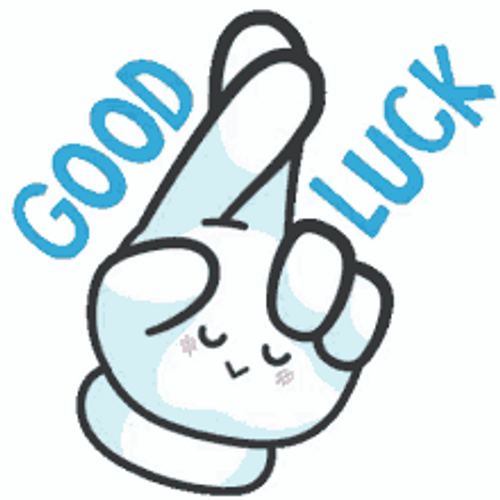 Cute Good Luck Finger Crossed GIF