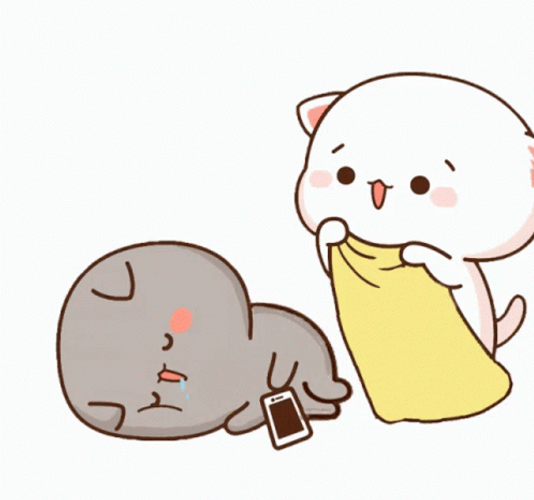 Cute Goodnight Peach Goma GIF