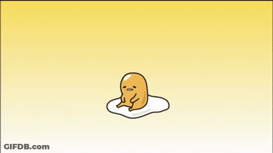 Cute Goodnight Sleepy Gudetama GIF