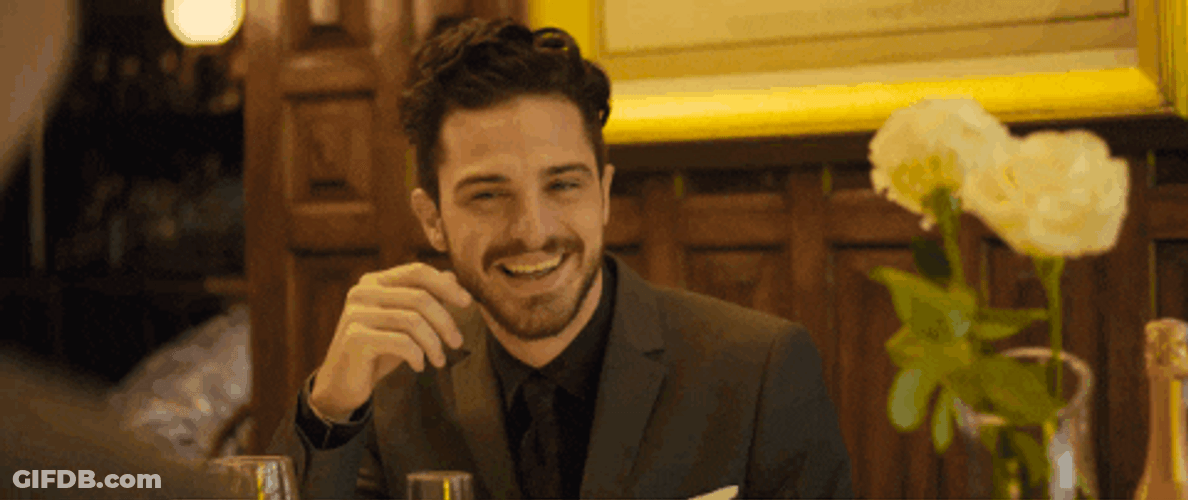 Cute Guy Chuckle GIF