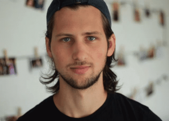 Cute Guy Exaggerated Wink Wink GIF