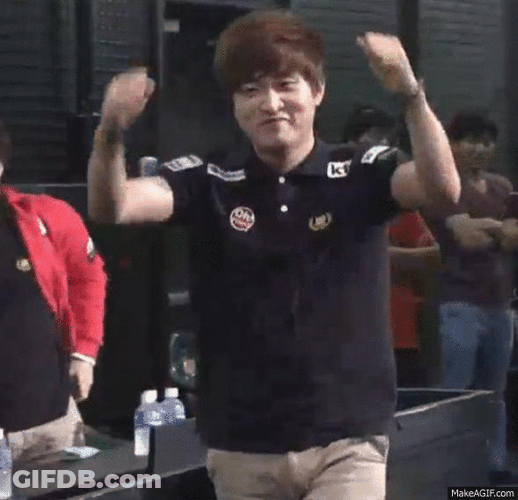 Cute Guy Fist Pump GIF
