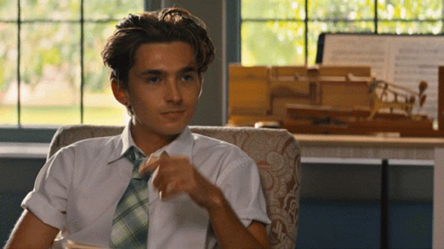 Cute Guy Maybe So Reaction GIF