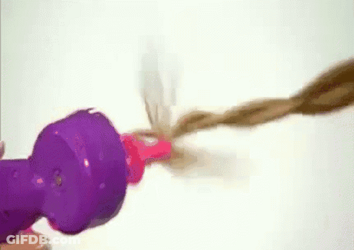 Cute Hair Infomercial Braiding Device GIF