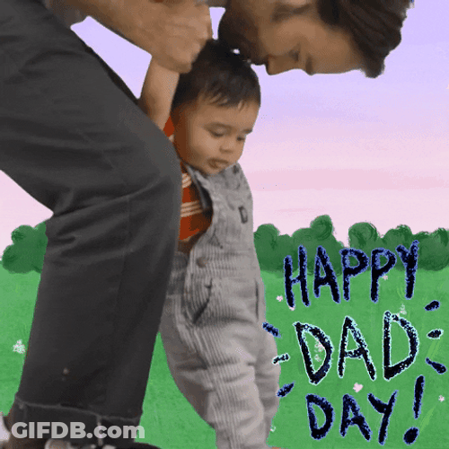 Cute Happy Fathers Day Father And Son GIF