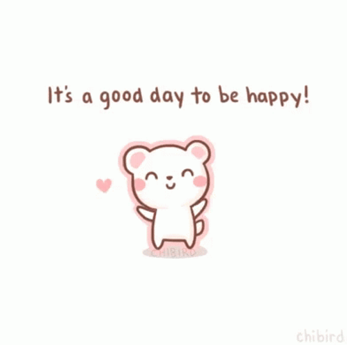 Cute Happy Good Day Greetings GIF