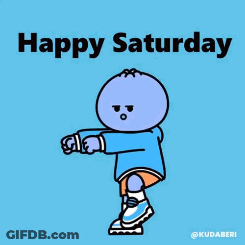 Cute Happy Saturday Kudaberi Dancing GIF
