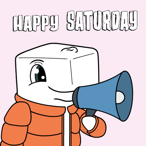 Cute Happy Saturday Ordinary Friends Whale Speaking GIF