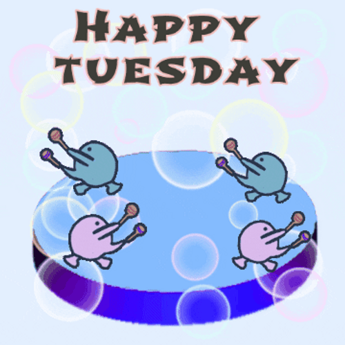 Cute Happy Tuesday Dancing Eggs GIF