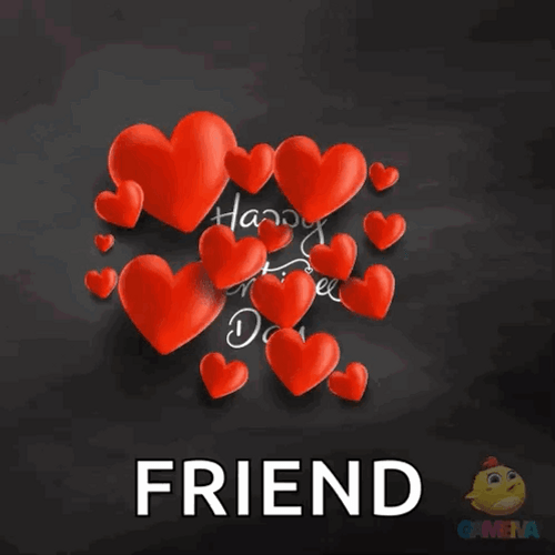 Cute Happy Valentines Day Friend GIF