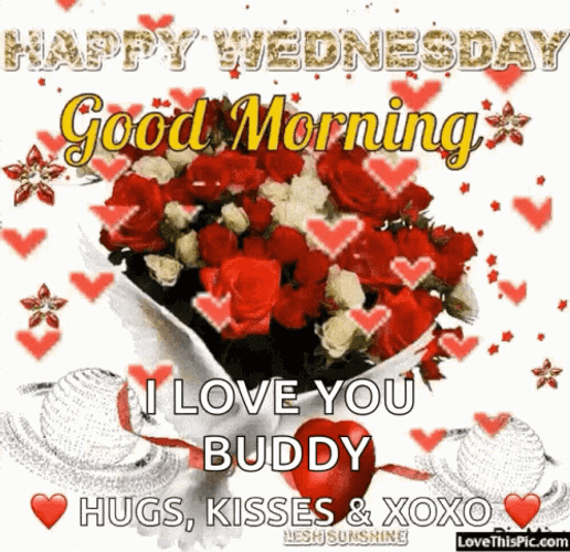 Cute Happy Wednesday Falling Heart GIF