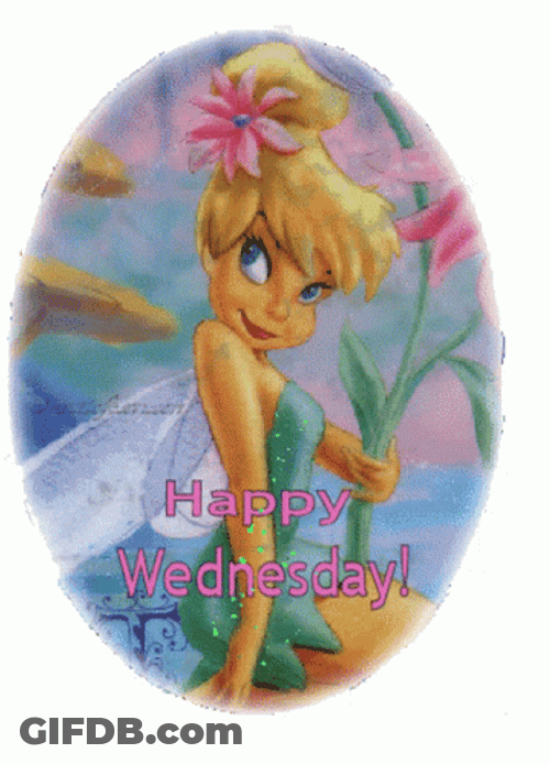Cute Happy Wednesday Tinker Bell GIF