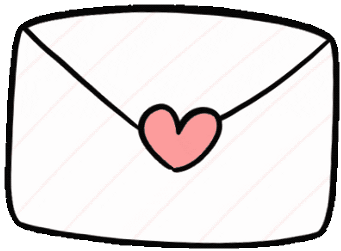 Cute Heart Love Letter GIF