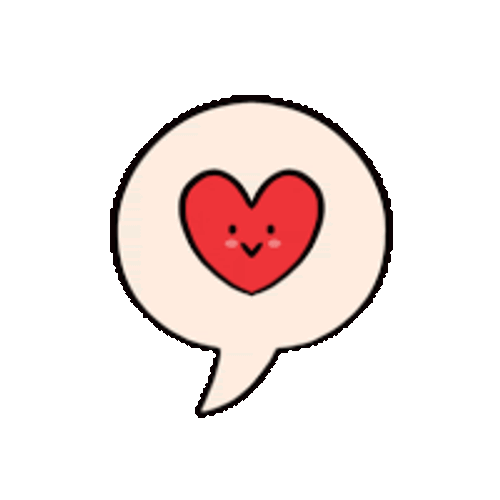 Cute Heart Sticker GIF
