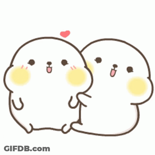 Cute Hibo Seal Cheek Bounce GIF