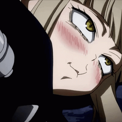 Cute Himiko Toga Chubby Face GIF
