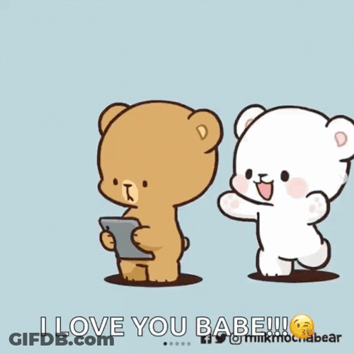 Cute I Love You Babe GIF