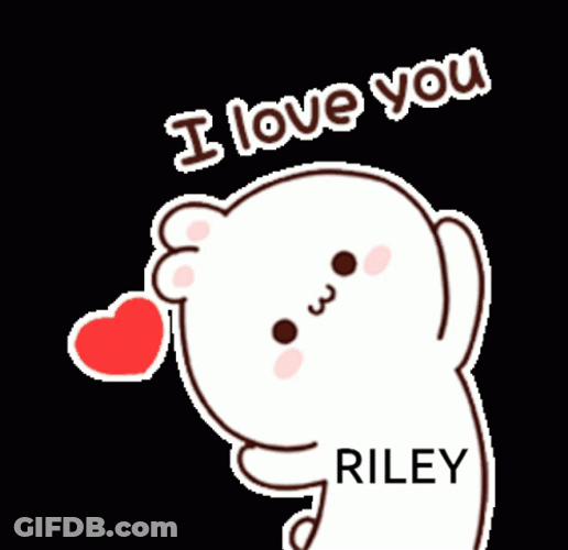 Cute I Love You Riley GIF